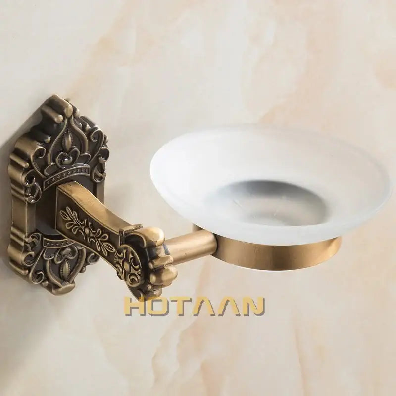 Ceramic Brass Soap Dish