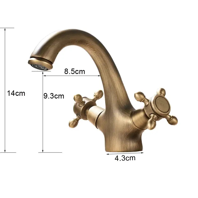 Antique Brass Mixer Faucet