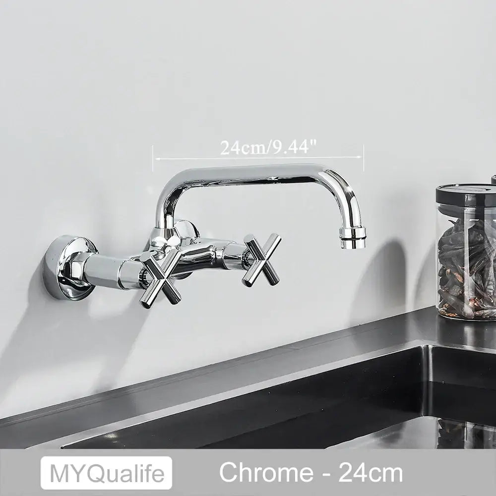 Brass Kitchen Wall Faucet