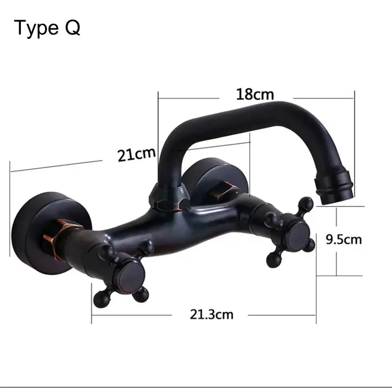 Brass Kitchen Wall Faucet