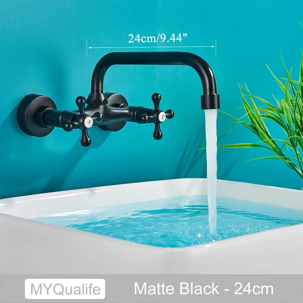 Brass Kitchen Wall Faucet