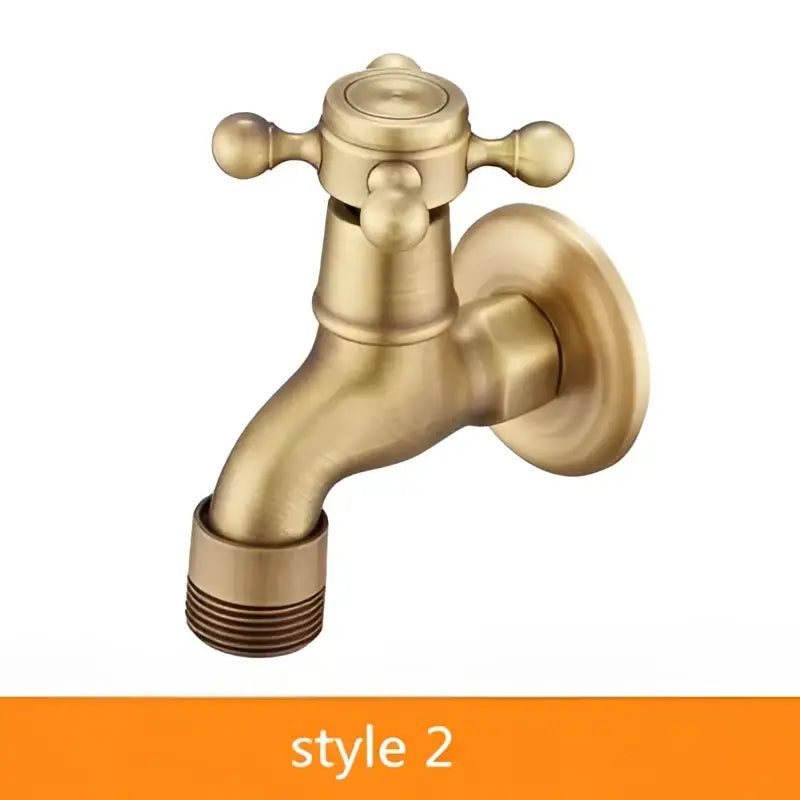 Brass Vintage Garden Bibcock