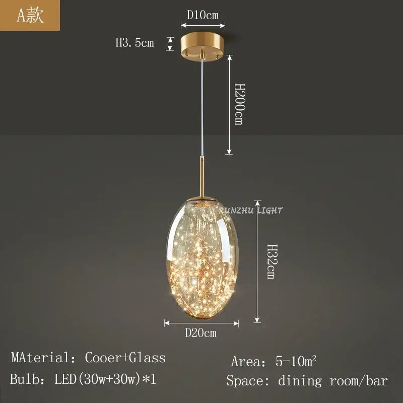 Brass Tiered Pendant Light