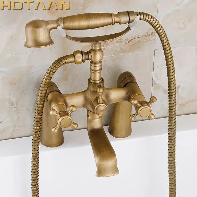 Antique Brass Bathtub Faucet