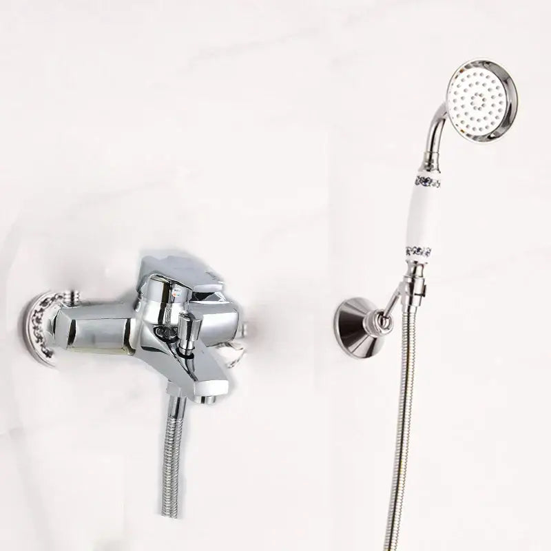 Brass Floral Shower Head
