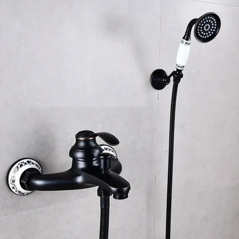Brass Floral Shower Head