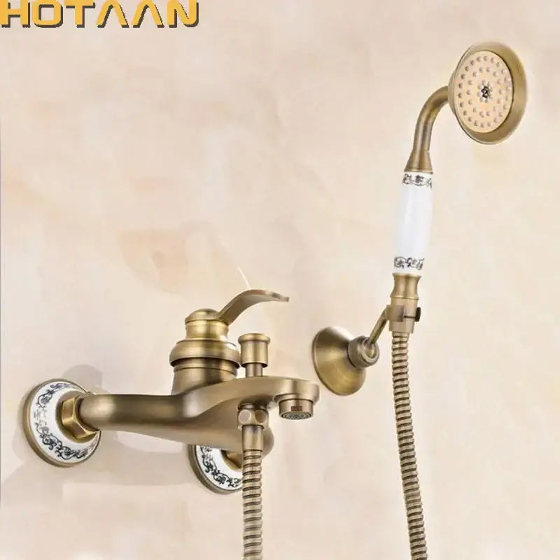 Brass Floral Shower Head