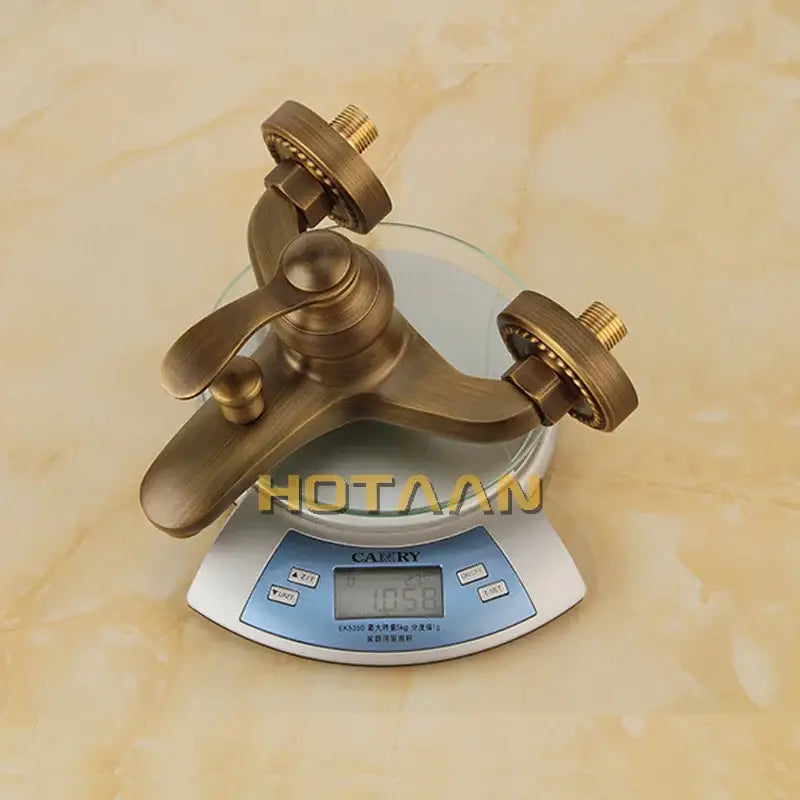 Brass Vintage Shower Kit