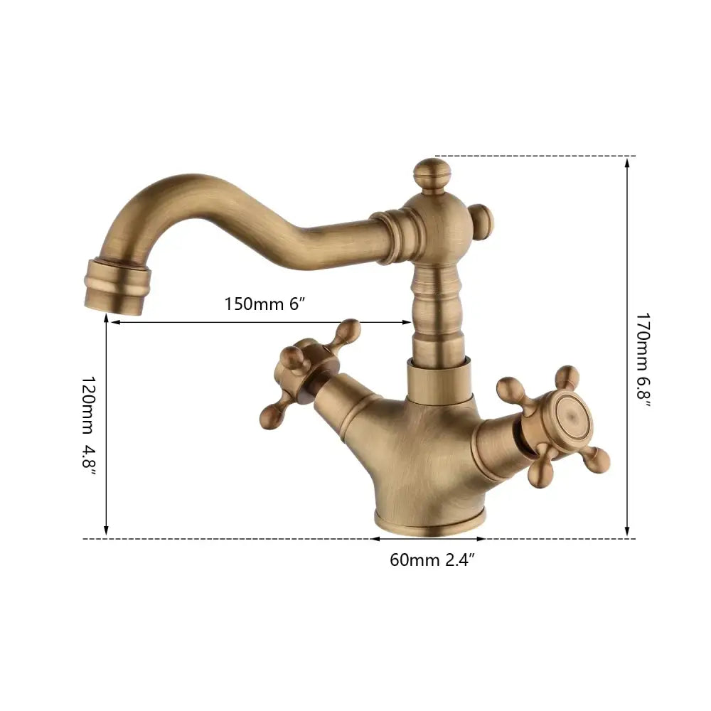 Brass Swivel Mixer Tap