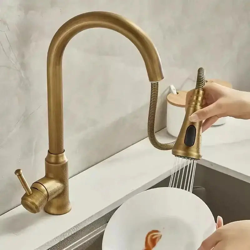 Brass Spray Sink Mixer