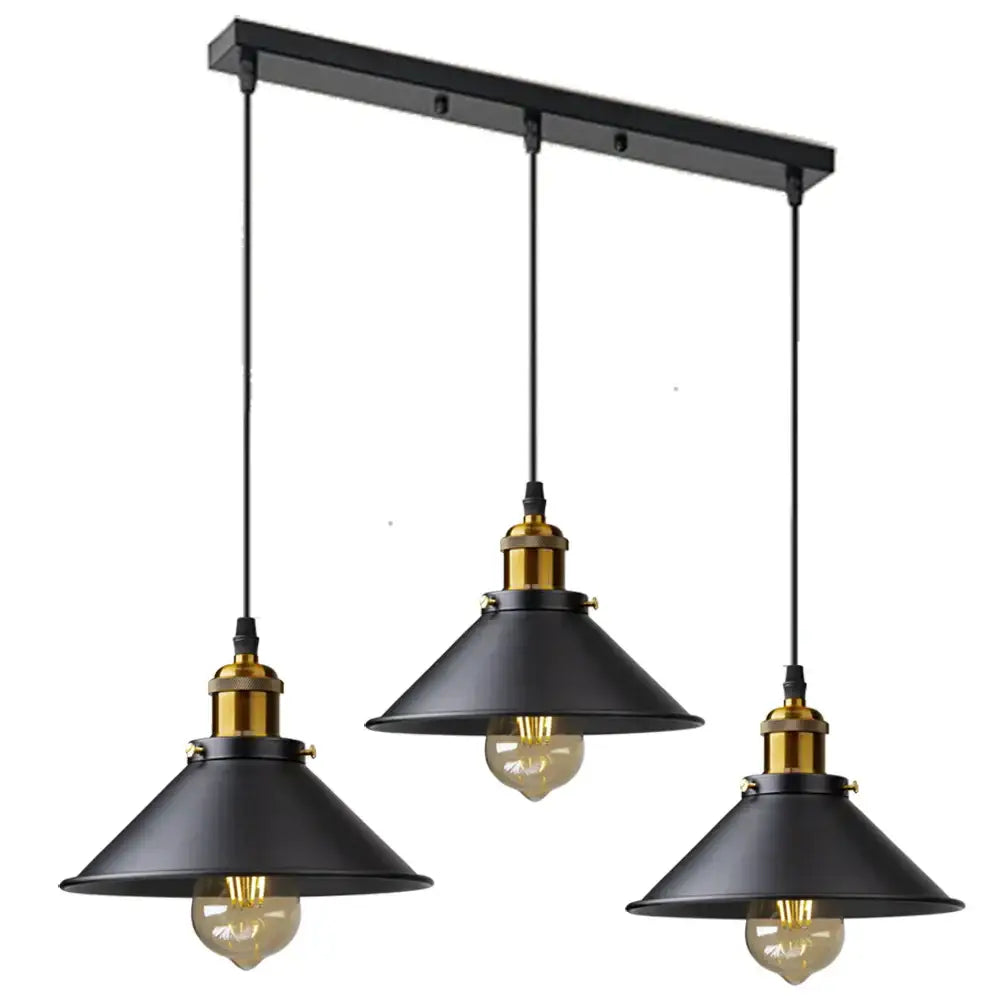 Brass Industrial Pendant Light Adjustable