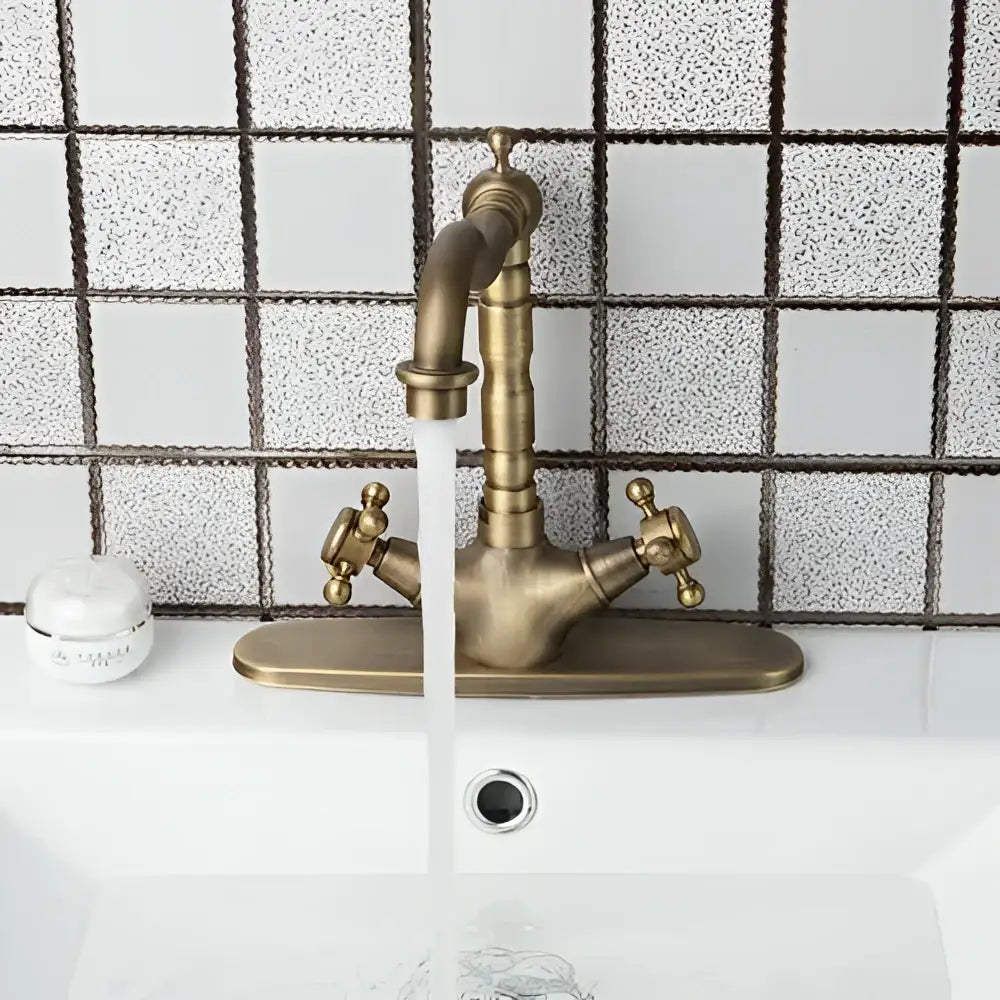 Brass Double Cross Tap