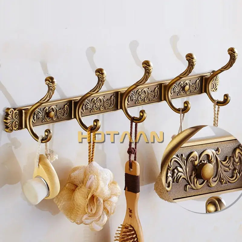 Brass Wall Mount Towel Holder