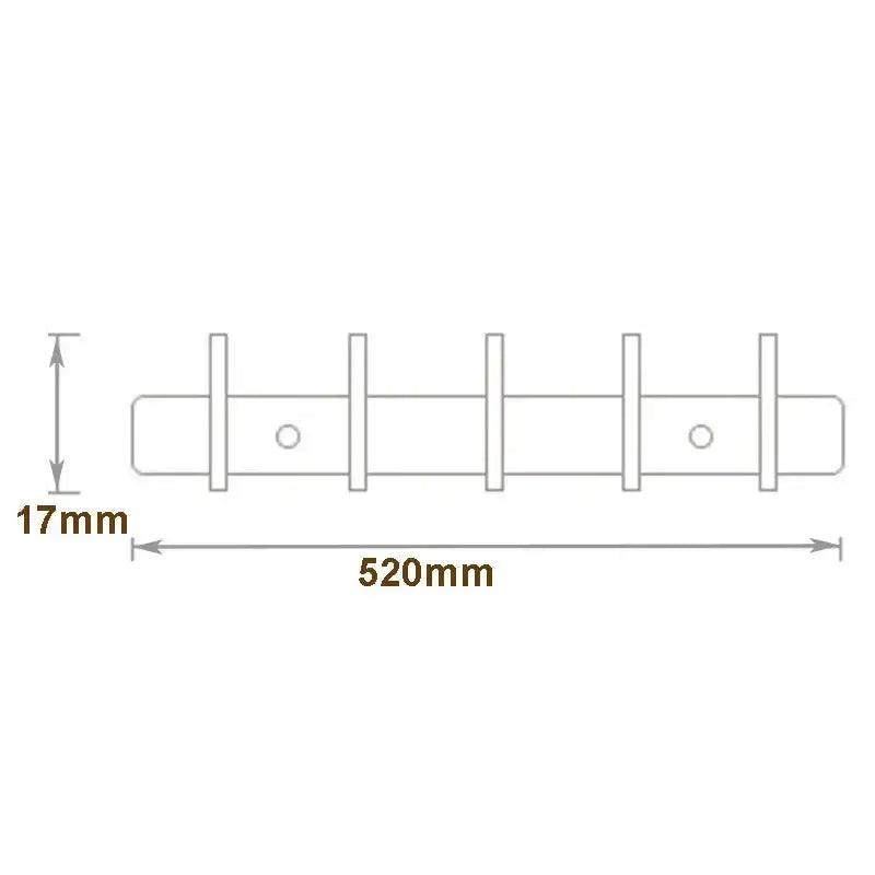 Brass Wall Mount Towel Holder