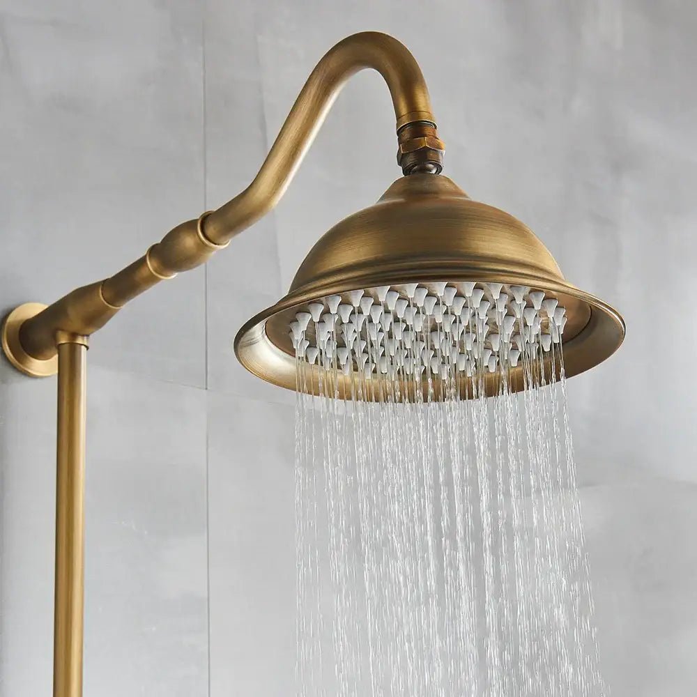 Antique Brass Shower Faucet