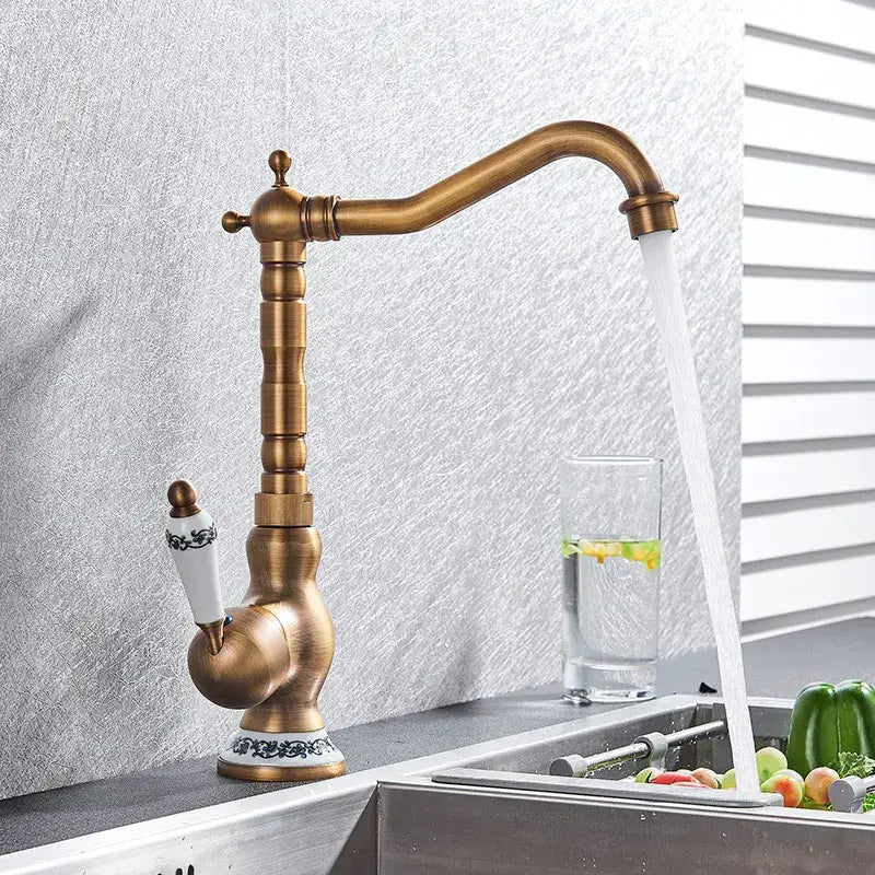Brass Ceramic Handle Faucet