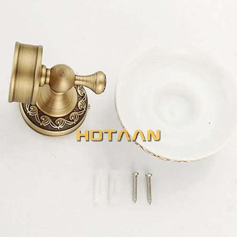 Marble Brass Soap Holder