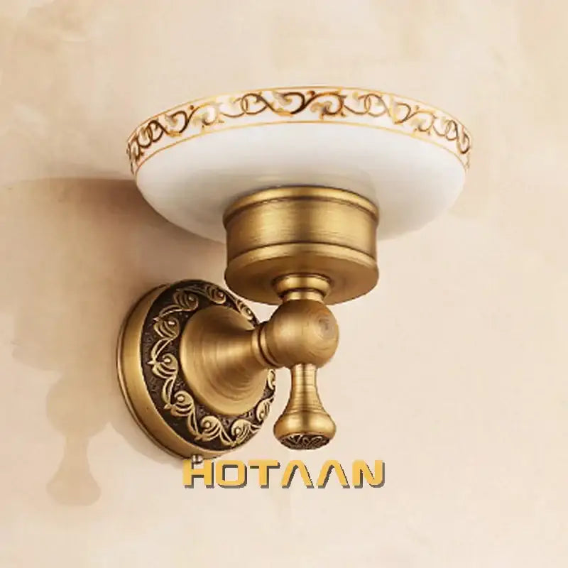 Marble Brass Soap Holder