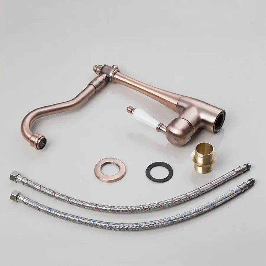 Brass Modern Kitchen Faucet