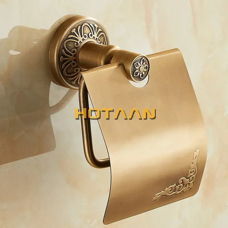 Brass Ornate Paper Holder
