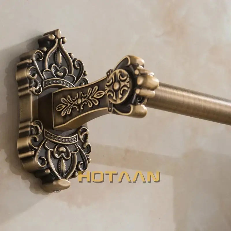 Antique Brass Towel Bar