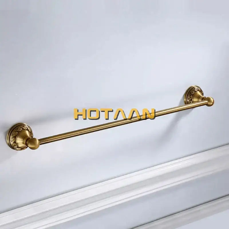 Brass Scrollwork Towel Rack 60cm