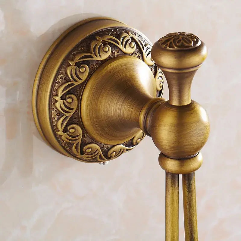 Antique Brass Towel Hooks