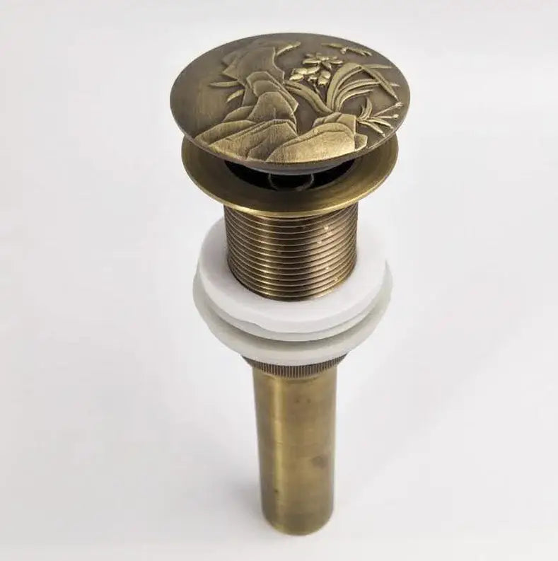 Antique Brass Sink Drain