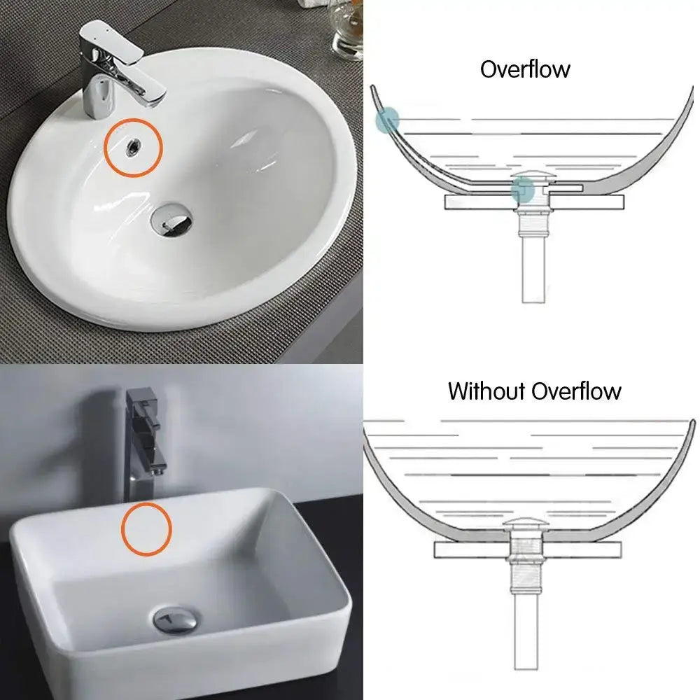 Brass Ceramic Sink Strainer