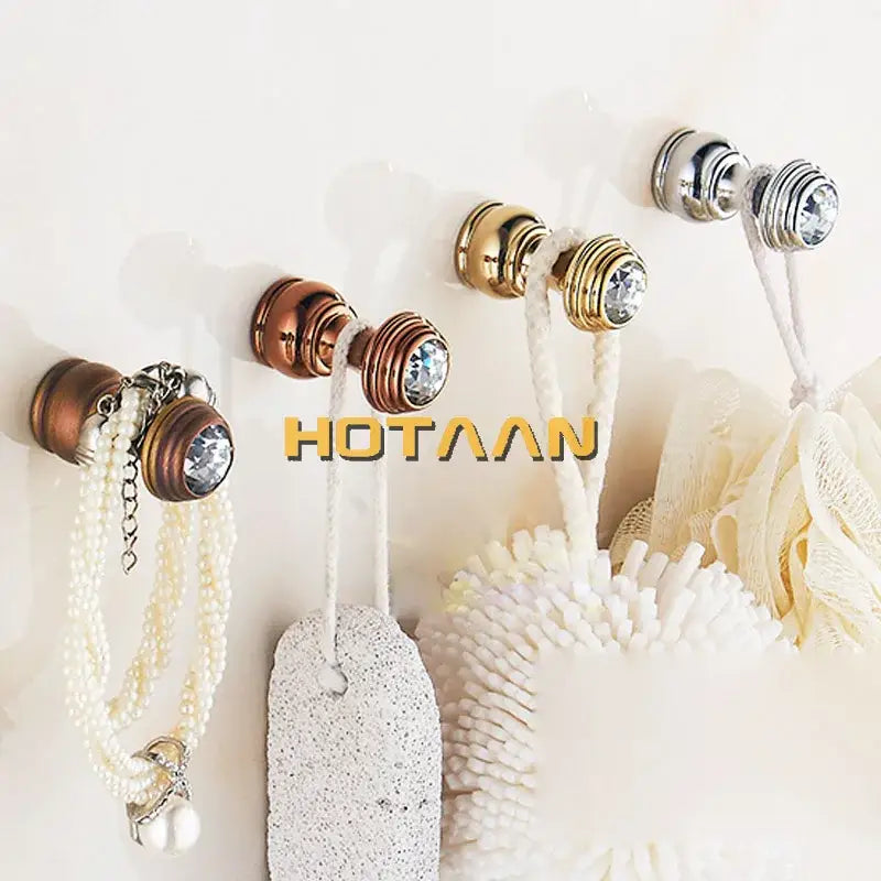 Brass Crystal Clothes Rack
