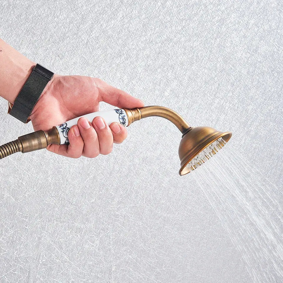 Brass Curved Spout Mixer