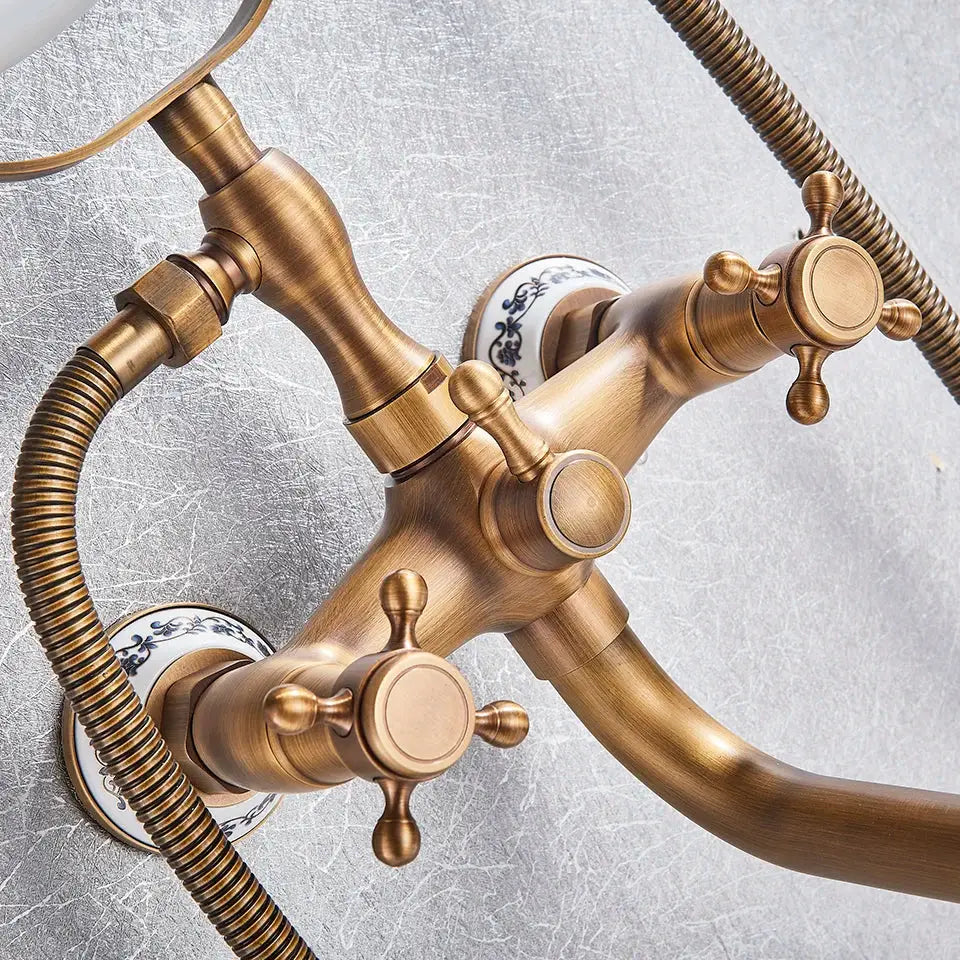 Brass Curved Spout Mixer
