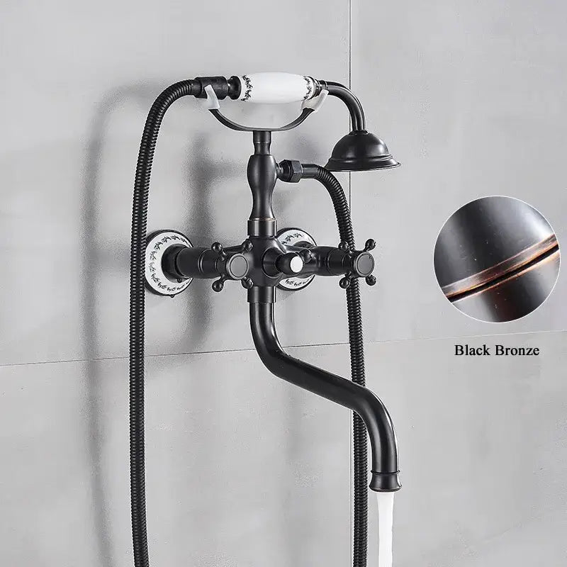 Brass Curved Spout Mixer