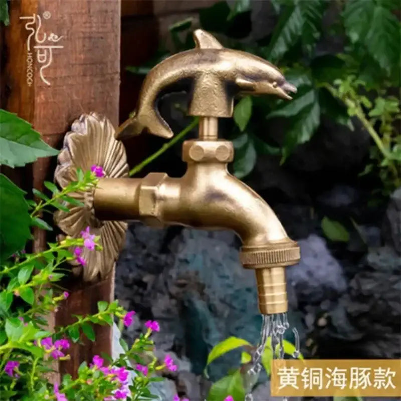 Brass Bird Garden Faucet