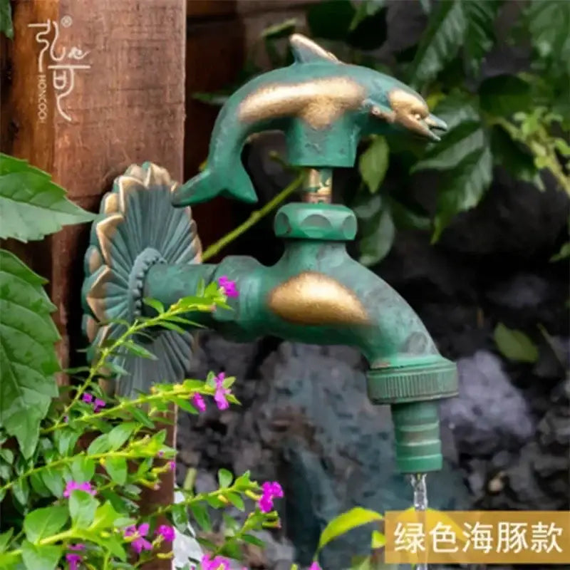 Brass Bird Garden Faucet