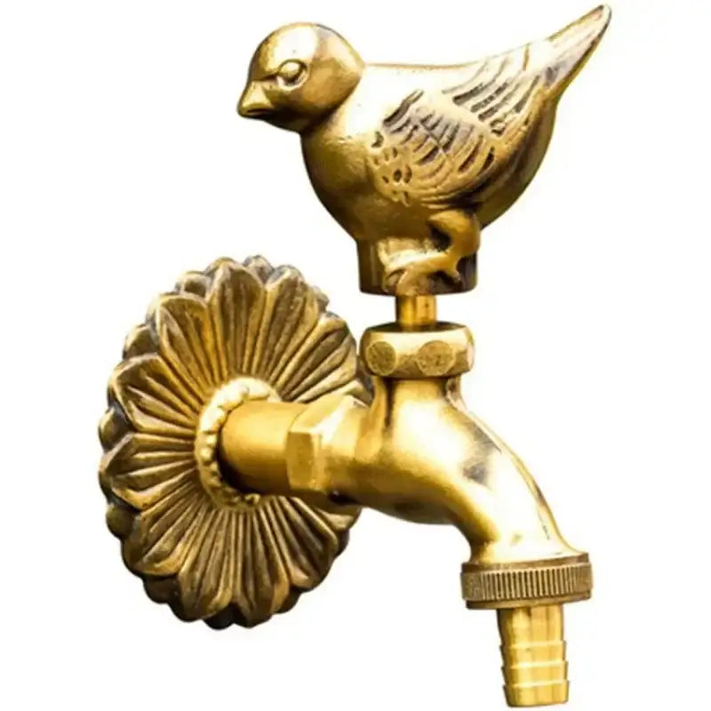 Brass Bird Garden Faucet