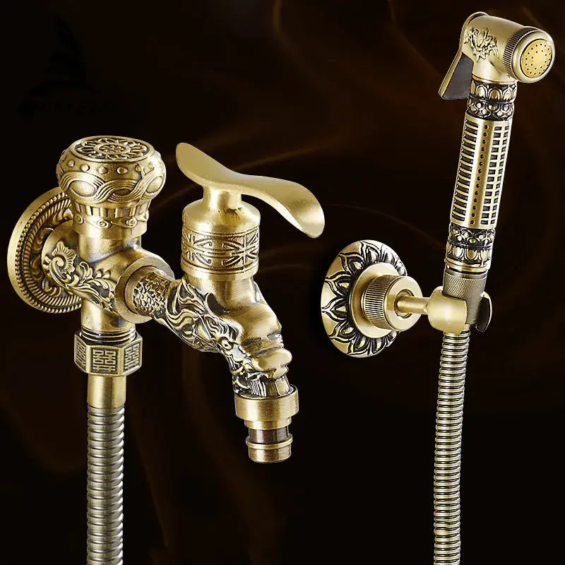 Antique Brass Bidet Sprayer