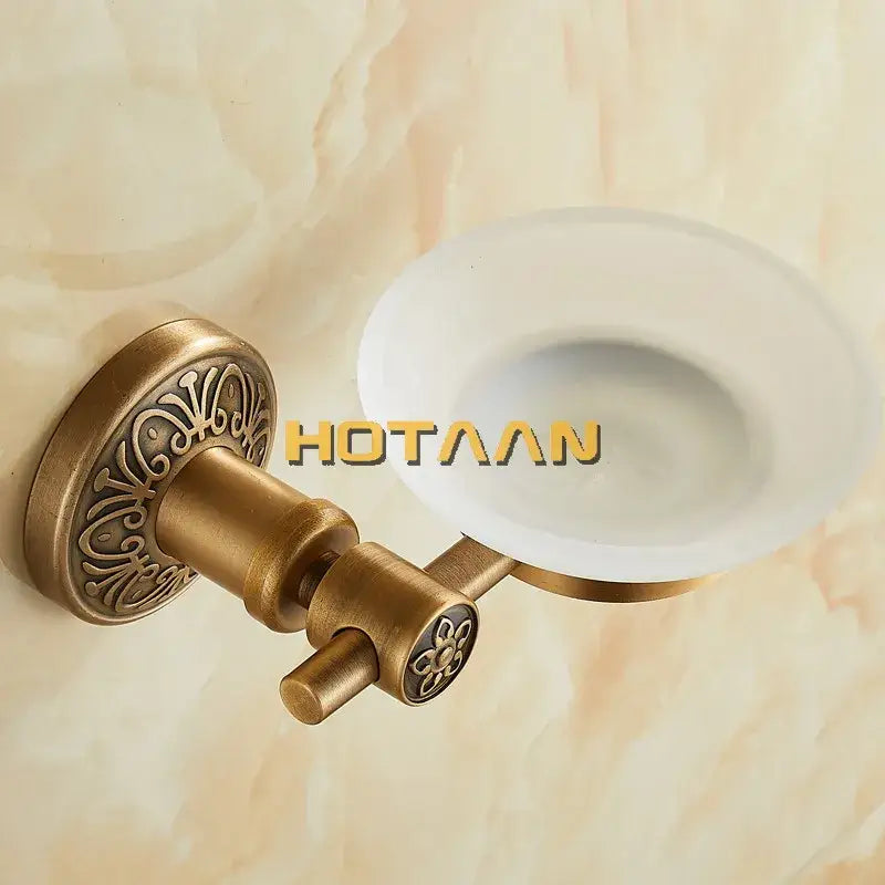 Brass Glass Soap Dish