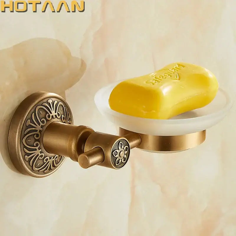 Brass Glass Soap Dish