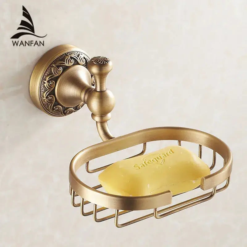 Antique Brass Soap Dish
