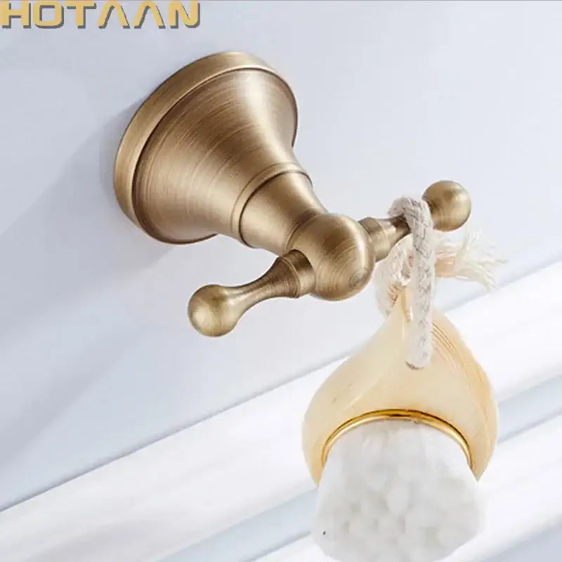 Brass Teardrop Wall Hooks