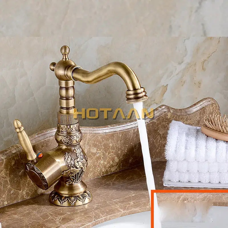 Bronze Antique Basin Faucet
