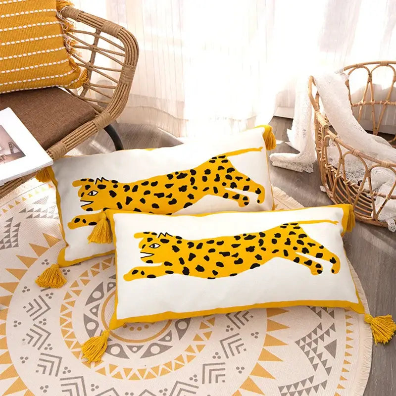 Brown Tiger Pillow Cover