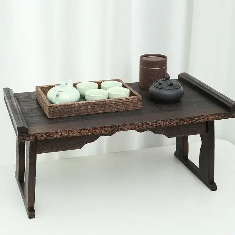 Antique Wood Foldable Table