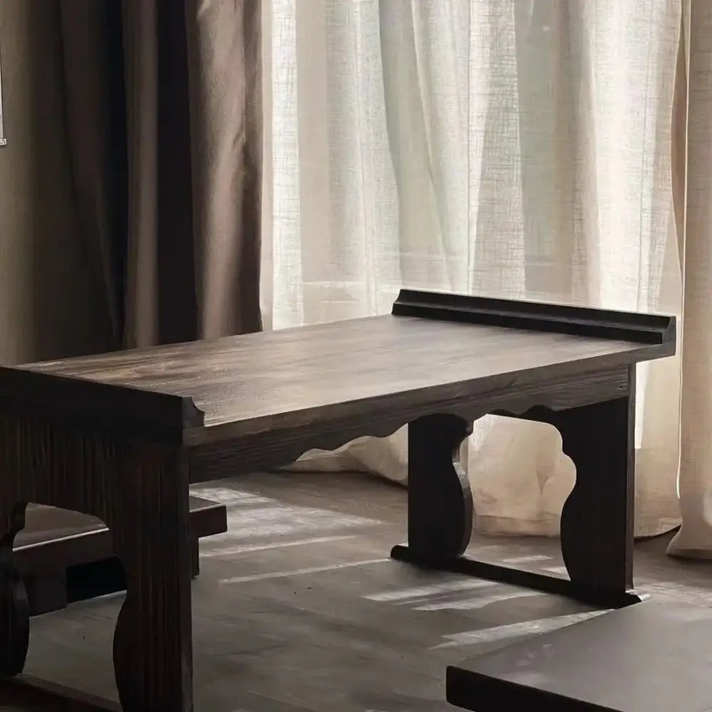 Antique Wood Tea Table