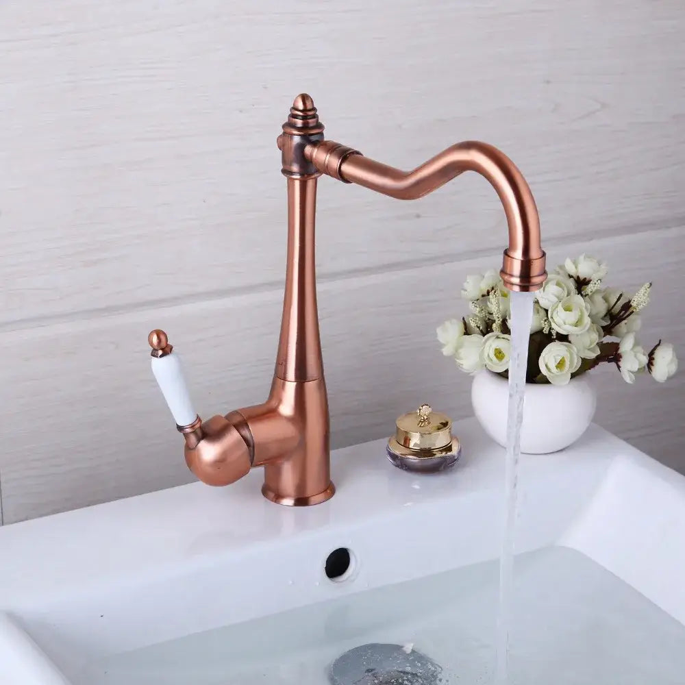 Antique Copper Mixer Tap