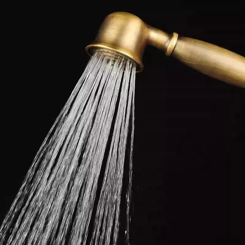 Antique Brass Shower Holder