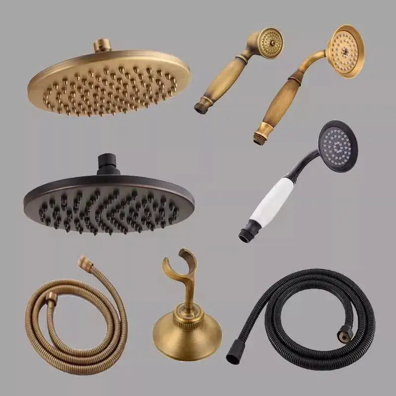 Antique Brass Shower Holder