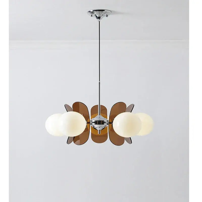 Wood Pendant Light Antique Style Living Room