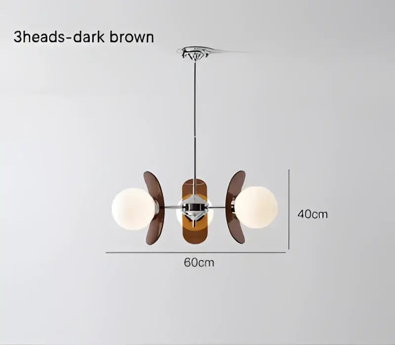 Wood Pendant Light Antique Style Living Room